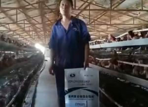 原保軍在河南安陽為益農(nóng)蛋雞預(yù)混料代言！